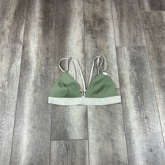 VS Olive Bonded Bralette - Picture 1 of 9